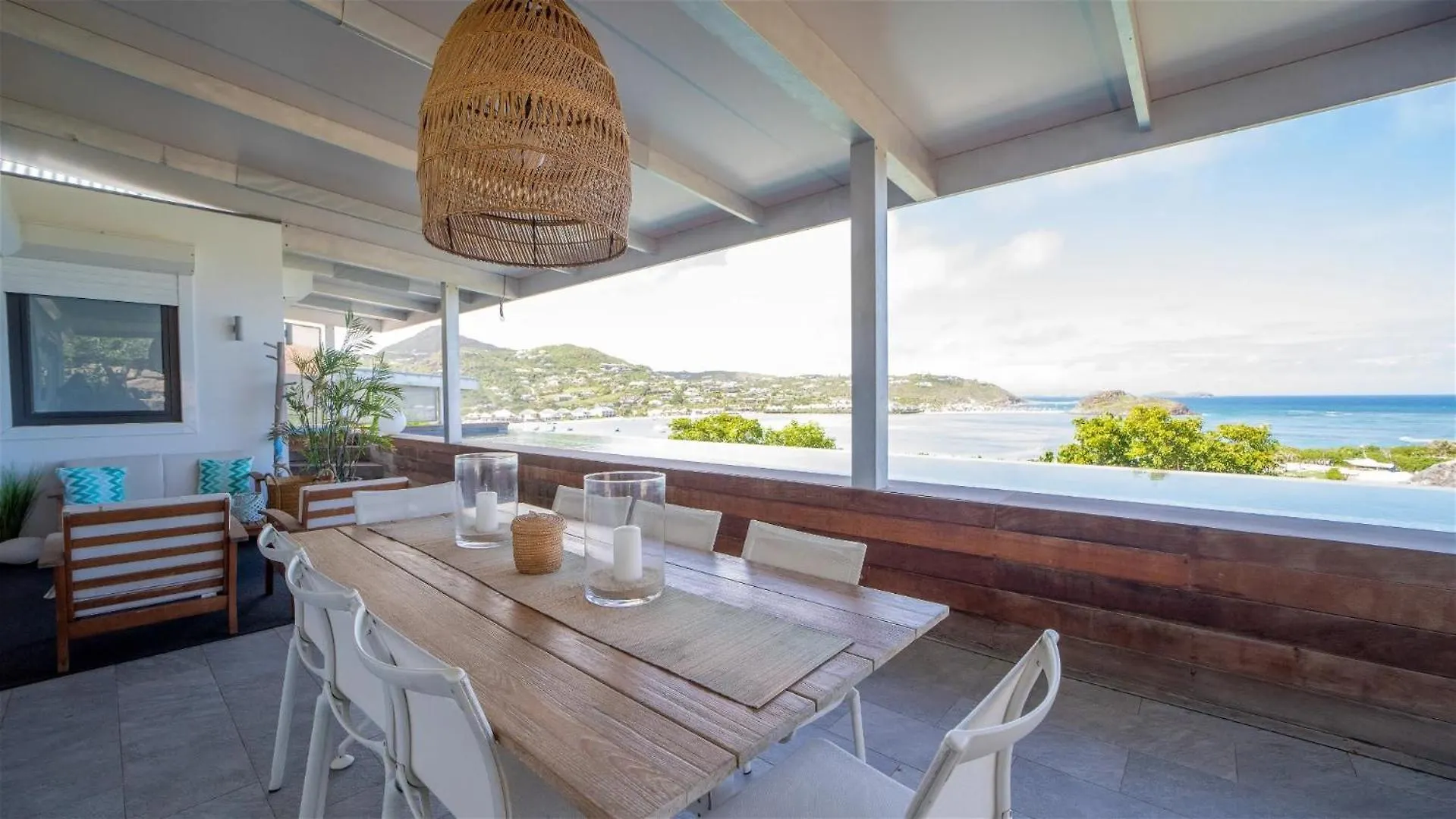 Romantic Holiday Rental Villa In St Barths Petit Cul-de-Sac Saint Barthelemy